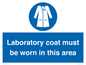 MP12660: Laboratory coat must be worn in this area