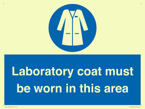 MP12660: Laboratory coat must be worn in this area