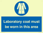 MP12660: Laboratory coat must be worn in this area