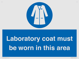 MP12660: Laboratory coat must be worn in this area