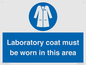 MP12660: Laboratory coat must be worn in this area