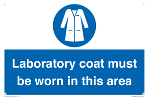 MP12660: Laboratory coat must be worn in this area