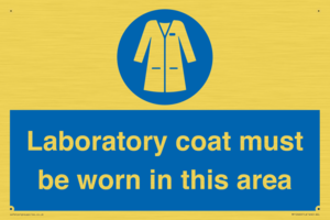 MP12660: Laboratory coat must be worn in this area