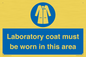 MP12660: Laboratory coat must be worn in this area