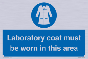 MP12660: Laboratory coat must be worn in this area