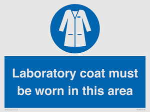 MP12660: Laboratory coat must be worn in this area
