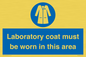 MP12660: Laboratory coat must be worn in this area