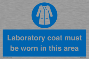 MP12660: Laboratory coat must be worn in this area