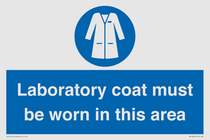 MP12660: Laboratory coat must be worn in this area