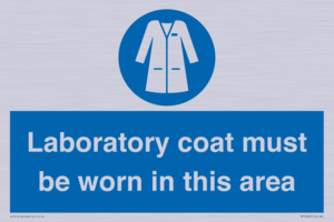 MP12660: Laboratory coat must be worn in this area