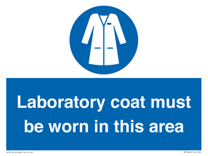 MP12660: Laboratory coat must be worn in this area