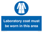 MP12660: Laboratory coat must be worn in this area