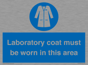 MP12660: Laboratory coat must be worn in this area