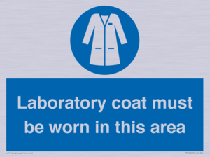 MP12660: Laboratory coat must be worn in this area