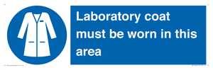 MP12660: Laboratory coat must be worn in this area