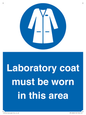 MP12660: Laboratory coat must be worn in this area
