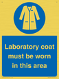 MP12660: Laboratory coat must be worn in this area