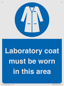 MP12660: Laboratory coat must be worn in this area