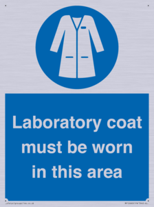 MP12660: Laboratory coat must be worn in this area