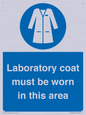 MP12660: Laboratory coat must be worn in this area