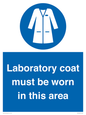 MP12660: Laboratory coat must be worn in this area
