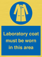 MP12660: Laboratory coat must be worn in this area