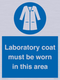 MP12660: Laboratory coat must be worn in this area