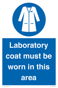 MP12660: Laboratory coat must be worn in this area