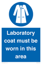 MP12660: Laboratory coat must be worn in this area