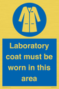 MP12660: Laboratory coat must be worn in this area