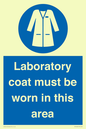 MP12660: Laboratory coat must be worn in this area