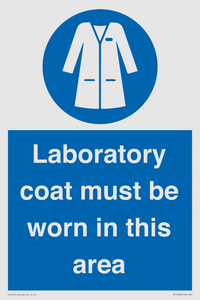 MP12660: Laboratory coat must be worn in this area
