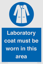 MP12660: Laboratory coat must be worn in this area