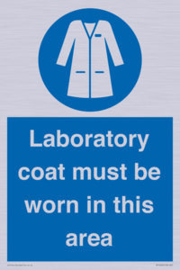 MP12660: Laboratory coat must be worn in this area