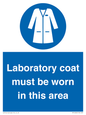 MP12660: Laboratory coat must be worn in this area