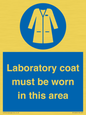 MP12660: Laboratory coat must be worn in this area