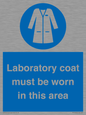 MP12660: Laboratory coat must be worn in this area