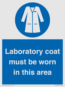 MP12660: Laboratory coat must be worn in this area