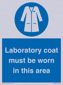 MP12660: Laboratory coat must be worn in this area