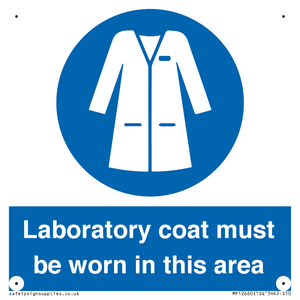 MP12660: Laboratory coat must be worn in this area