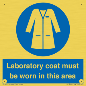MP12660: Laboratory coat must be worn in this area