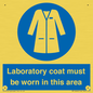 MP12660: Laboratory coat must be worn in this area