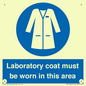 MP12660: Laboratory coat must be worn in this area