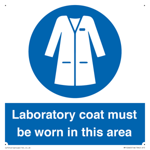 MP12660: Laboratory coat must be worn in this area