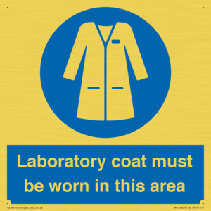 MP12660: Laboratory coat must be worn in this area
