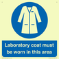 MP12660: Laboratory coat must be worn in this area