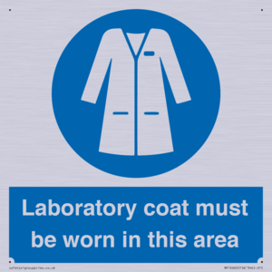 MP12660: Laboratory coat must be worn in this area