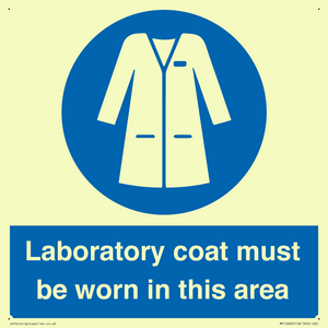 MP12660: Laboratory coat must be worn in this area