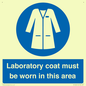 MP12660: Laboratory coat must be worn in this area