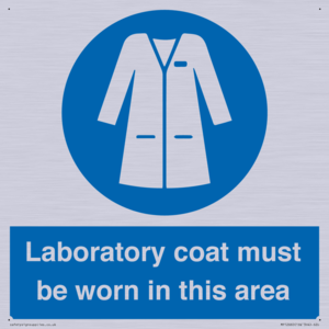 MP12660: Laboratory coat must be worn in this area